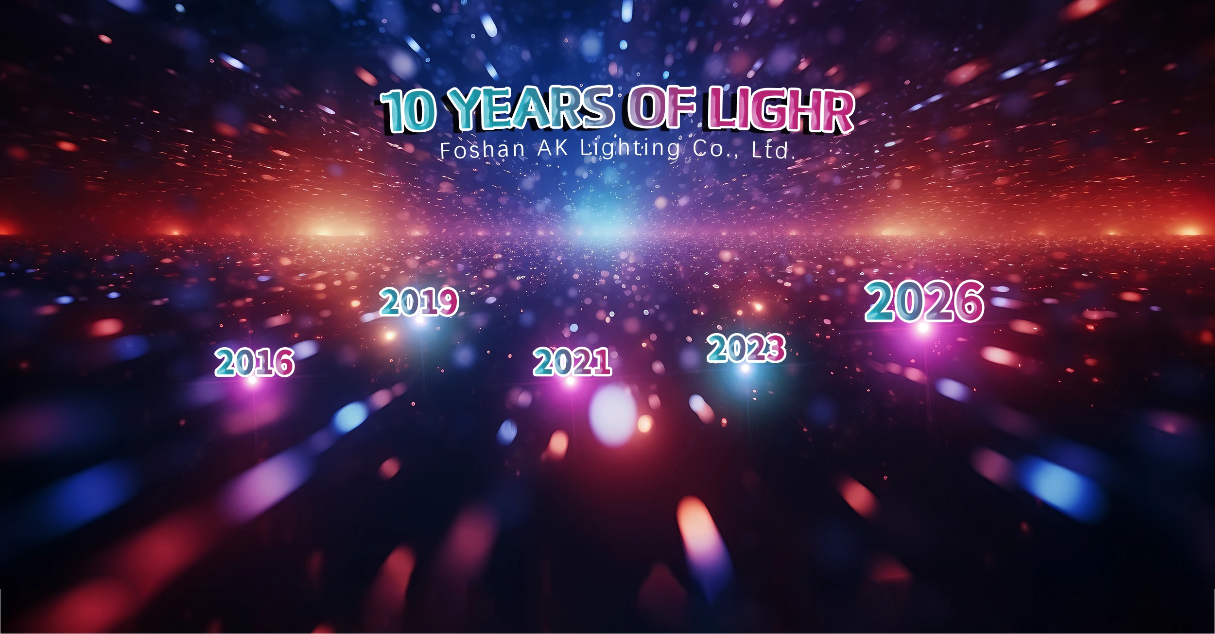 2016年以来中国のLED舞台照明サプライヤー